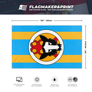 Northumbria Vikings flag (A S)