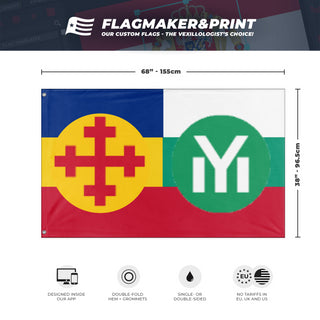 Greater Bulgarian Romanian Union  flag (DT)