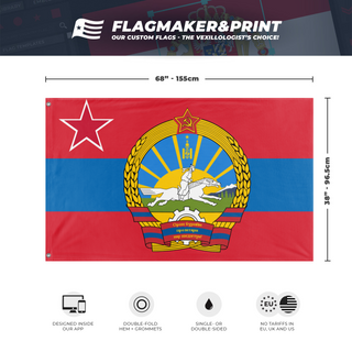 Peoples Mongolian Republic flag (DT)
