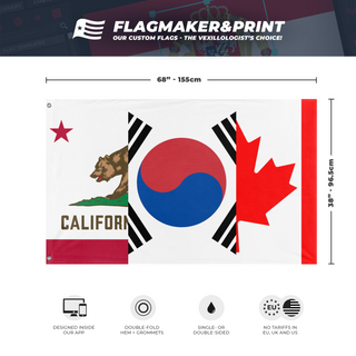 CaliforniaKoreaCanada flag (JK)