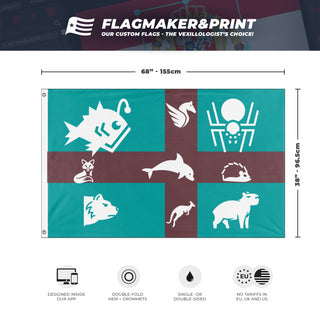 Animal flag (Akisha )