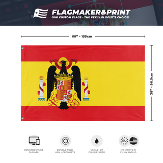 Spain (1945-1977) flag (Historical)