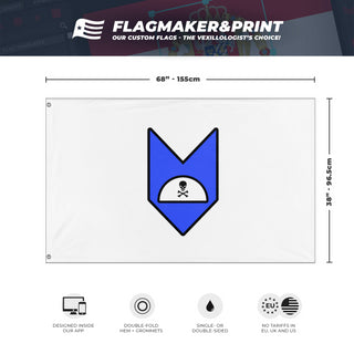 Kaukosalmen Federaation Piraattilaivue flag (Konz) (Hidden)