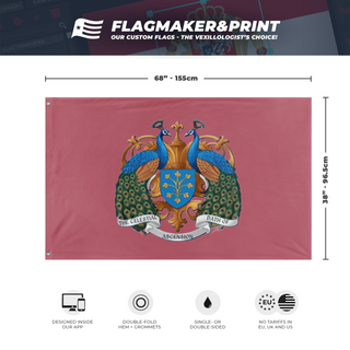 Celestian Coat of Arms flag (TorMorTeu) (Hidden)