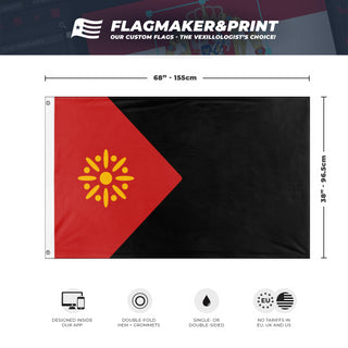 Koribon Kov flag (Izadad)