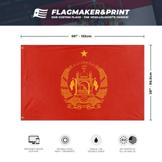 soviet repiblic of afganistan flag (buggy)