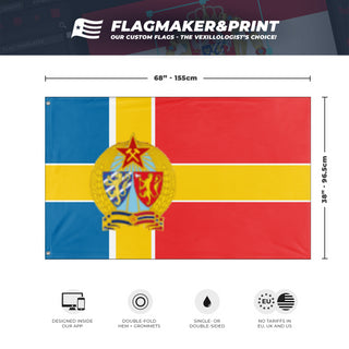 Peoples Union of Swedish Norway flag (DT)