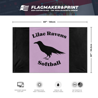 Lillac Ravens Softball Team flag (Porter) (Hidden)