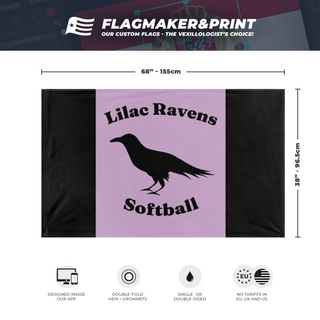 Lilac Ravens Softball Team flag (Porter) (Hidden)