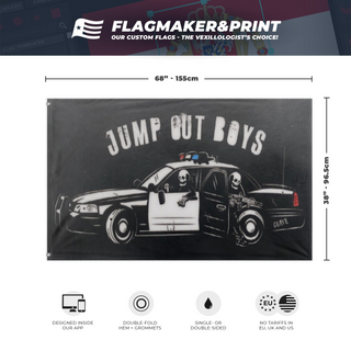 Jump out boys flag (Gus)