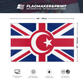 Arab United Kingdom  flag (DT)