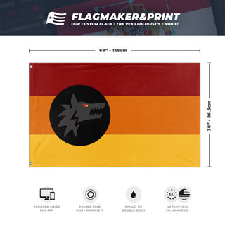 Pika's Hellhound Legion flag (p00td1zp3nz3r)