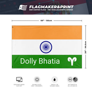 Flag Of India Aries Sing flag (Dolly) (Hidden)