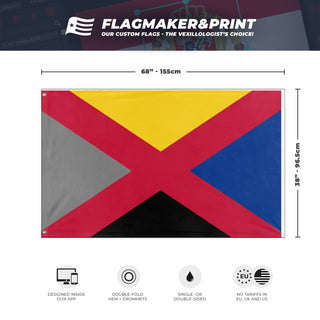 Orange Lesbian flag (Pride Movement)