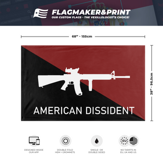 AMERICAN DISSIDENT flag (charlie)