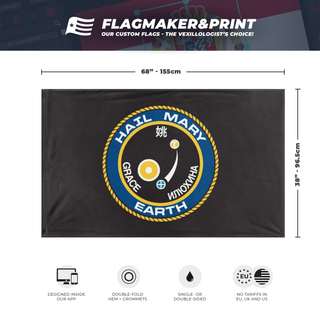 Project Hail Mary mission patch flag (Me)