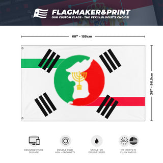 Jewish Korea flag (DT)