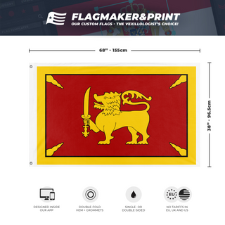 Kingdom of Kandy flag (Semal) (Hidden)