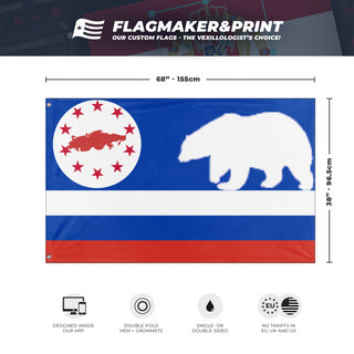 Union of Soviet Sovereign Republics  flag (DT)