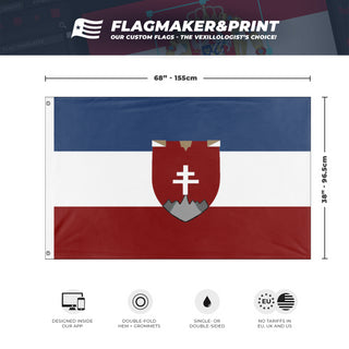 Republic of slovenov flag (Wyatt Dargaj)