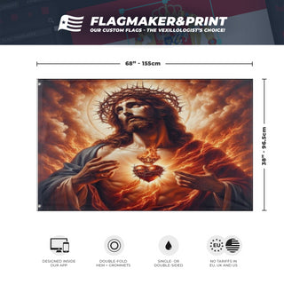 Sacred Heart flag (Andy)