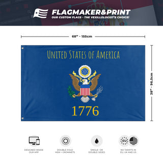 United States of Aremica USA flag Redesign flag (DT)