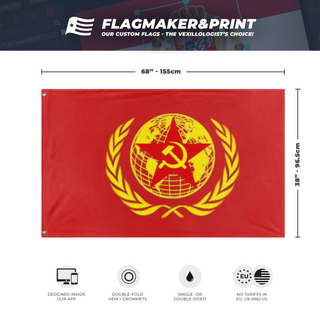 international communist flag (TheDamperGhost)