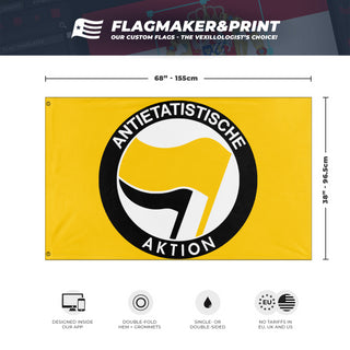 antietatistische aktion - ancap flag (rothbardian2)