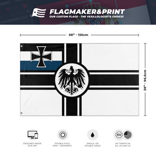 Technocratic Kaiser Empire flag (KaiserOkami) (Hidden)