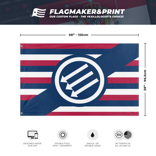 American Iron Front (Alternate) flag (Gabriel Sosa)