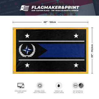 United Hollow Republic flag (VRchat Milsim)