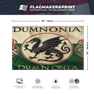 dumnonia flag (dumnonia uk)