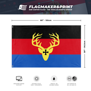 Republic of Elkland flag (Leader of the Republic of Elkland)