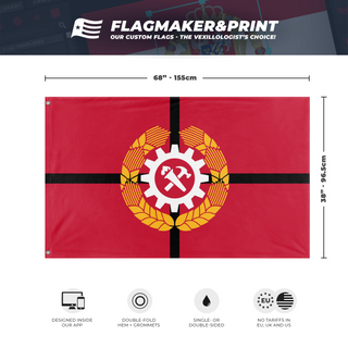 Socialist Republic of Annoski flag (Zacery.Rodgers) (Hidden)