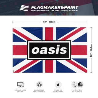 oasis flag (brodie)