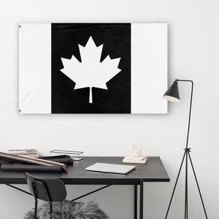 Black canada flag (Matt)