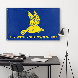 Fly With Your Own Wings (Oregon Pegabeaver) flag (u/tthemediator)