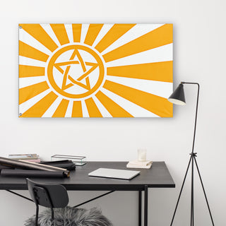 Rising Pentagram Sun flag (DeSupremeOdessey)