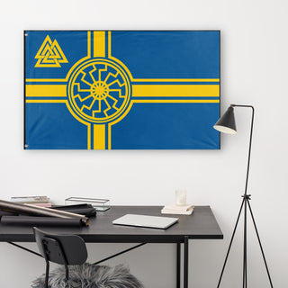 swedish pagan fascist flag (Blynien) (Hidden)