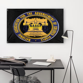 NAACP flag (MEMBER: Calvert Wright)