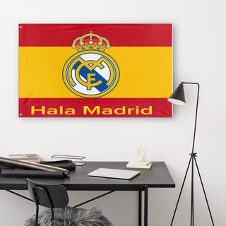 Hala Madrid Spainsh flag pro flag (Football flags )