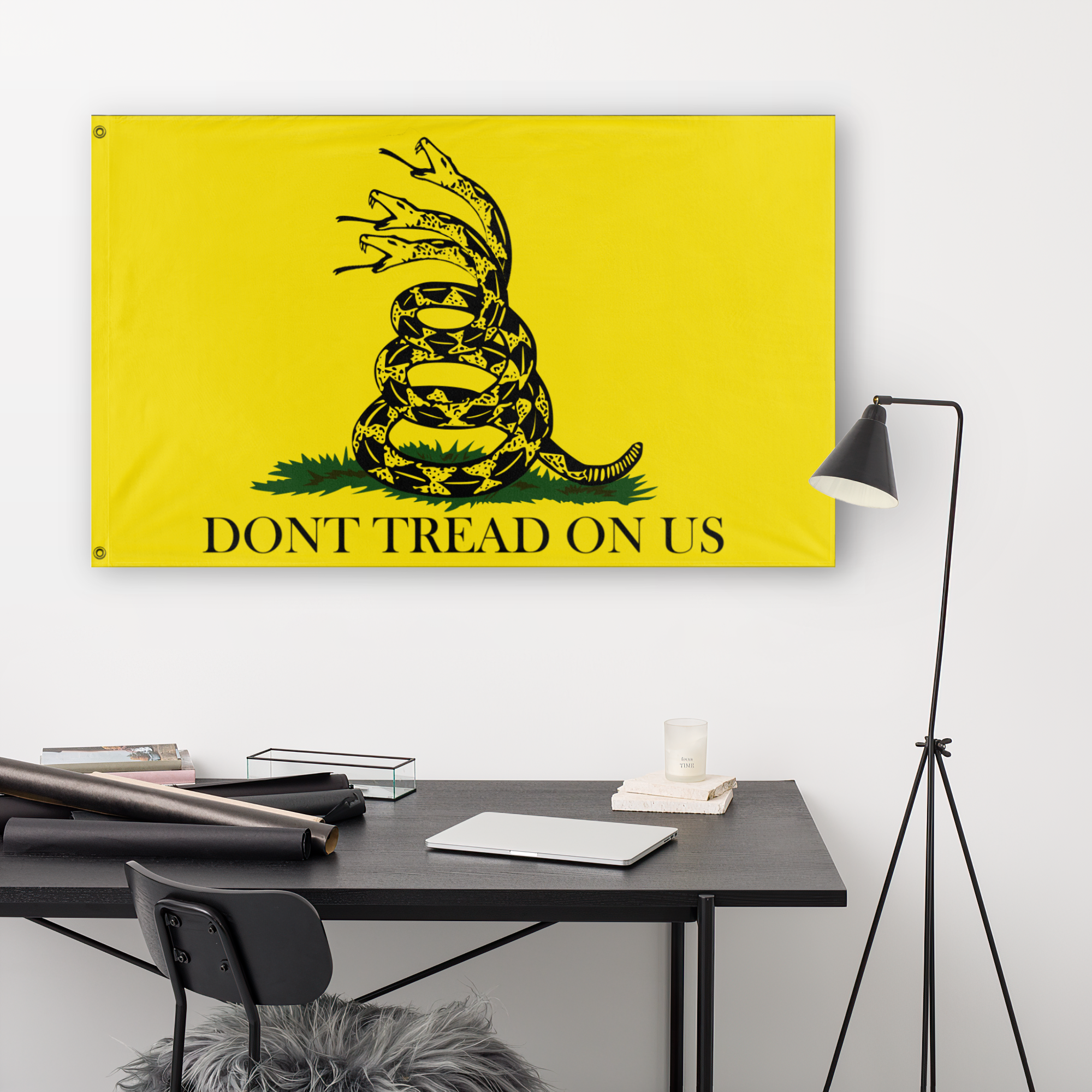 Wholesale Lot 24 Gadsden Culpeper Flags – 3x5 Super Poly Banner, Multicolor