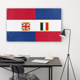 English French alliance WW1 flag (DT)