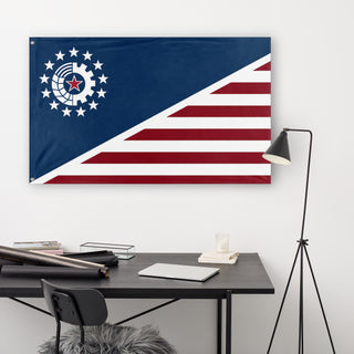 Libertarian Socialist USA flag (Zephyr Nuban)