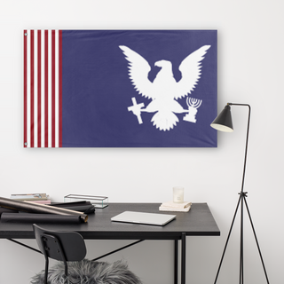Judaeo-Christian Nationalist America  flag (DT)