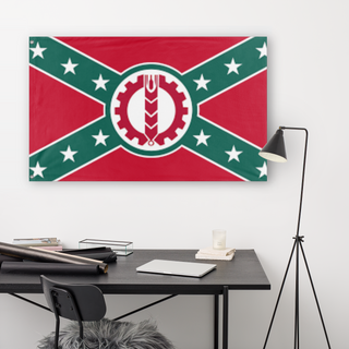 Confedrate Socilast States of Mexico flag (DT)