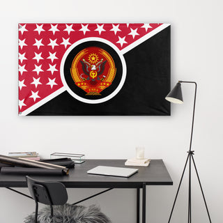 Fully United Syndicalist America flag (Lenerd The Nerd)