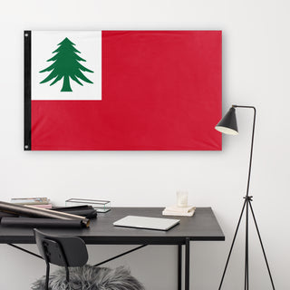 Ensign of New England (pine only) flag (me)