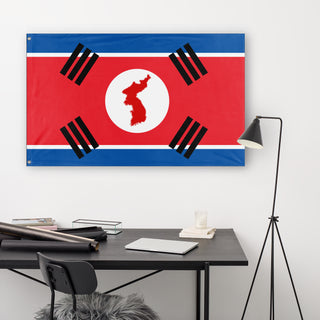 Peopple's republic of Korea flag (DT)
