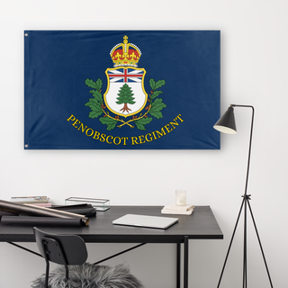 Penobscot Regiment (windswept) flag (penobscot)